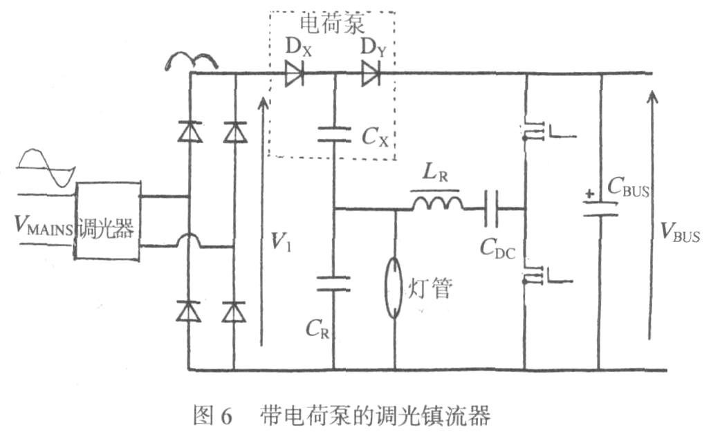 采用可控硅调光器的节能灯电子镇流器