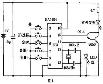 自制音响遥控电路设计