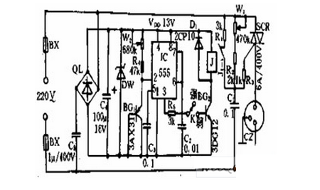 电饭煲功率自动调节器电路
