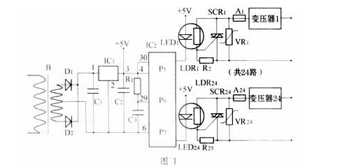 基于EM78P447SB单片机的低成本霓虹灯控制器