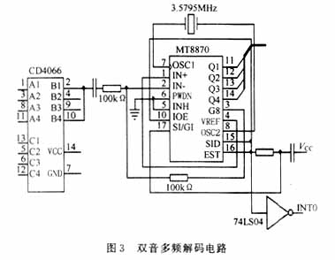 基于单片机控制的小型简易程控交换系统