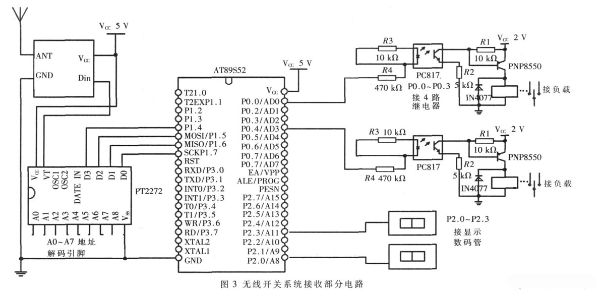 智能家居照明控制无线开关系统