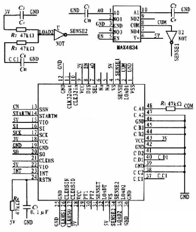 PIC16LF874单片机在电容测量模块中的应用