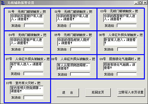 家庭防盗短信报警系统