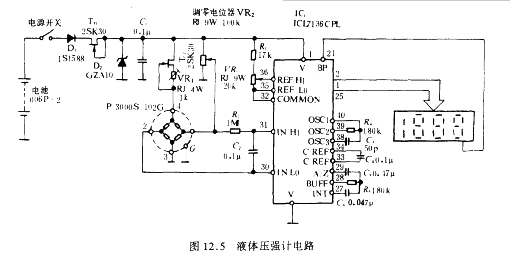 传感器简易流体强计电路