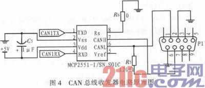 一种集成CAN总线的步进电机驱动装置