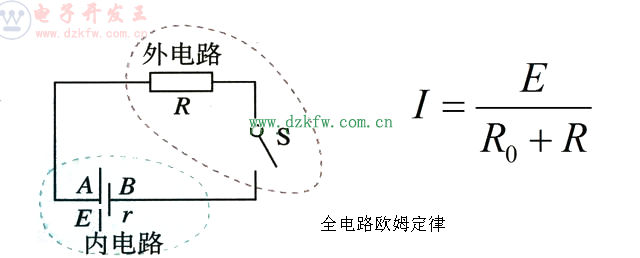 全电路欧姆定律，全电路欧姆定律计算公式