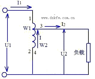 自耦变压器原理图