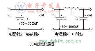 电源滤波器电路图