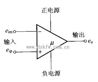 运算放大器的符号与端子