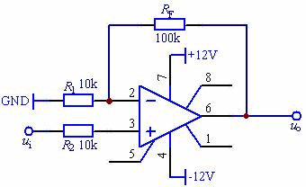 集成运算放大器的基本运算电路_反相比例_同相比例_反相加法_减法运算_积分运算_微分运算电路