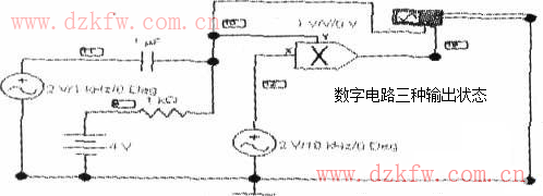 数字电路三种输出状态