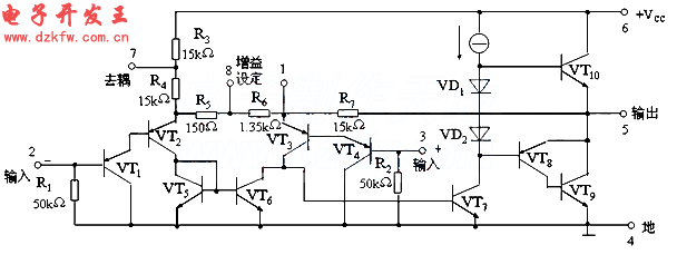 LM386内部电路图