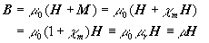 磁化率和磁导率