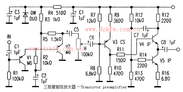 三极管前级放大器--Transistorpreamplifier