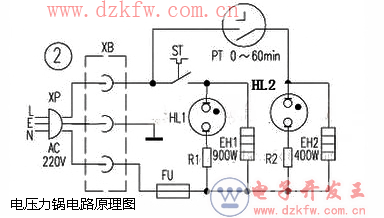 电压力锅电路原理图