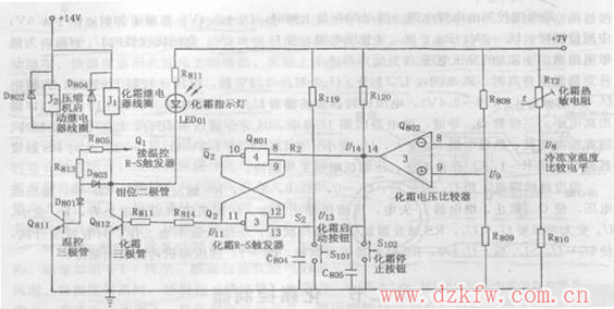 电冰箱的电气控制元件与工作原理