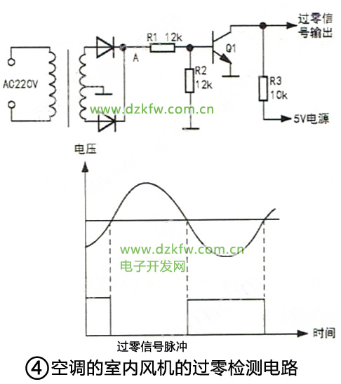 空调室内风机的过零检测电路