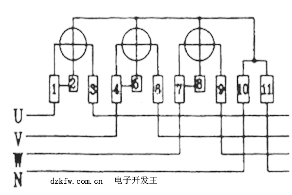 380v电表接线图