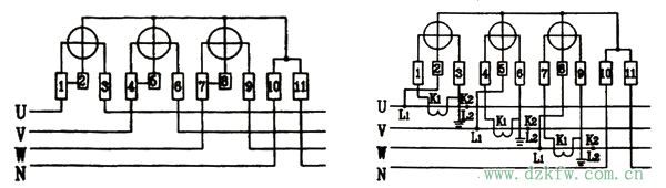 三相电表接线图