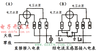 单相电表接线图